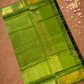 Handloom Korvai Silk Cotton Saree  |  Deep Teal