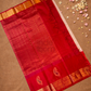 Pure Handloom Korvai Saree | Apple Red