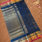 Handloom Korvai Silk Cotton Saree  |  Fire Orange