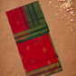 Handloom Korvai Silk Cotton Saree  |  Magenta Pink