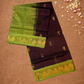 Handloom Korvai Silk Cotton Saree  |  Berry Pink