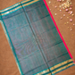 Handloom Korvai Silk Cotton Saree  |  Magenta Pink