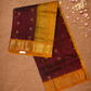 Pure Handloom Korvai Saree | Maroon Red