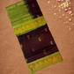 Handloom Korvai Silk Cotton Saree  |  Berry Pink