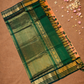 Handloom Korvai Silk Cotton Saree  |  Copper Orange