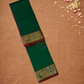 Pure Handloom Korvai Saree | Pine Green
