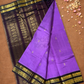 Pure Handloom Korvai Saree | Lavender Purple
