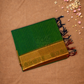 Chettinad Cottton Saree With Green stripes