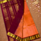 Handloom Handloom Silk Cotton Saree  |  Fire Orange