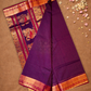 Chettinad  Cottton Saree With Wine stripes