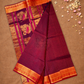 Chettinad Cottton Saree With Maroon stripes