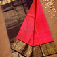 Pure Handloom Korvai Saree | Apple Red