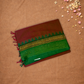Chettinad Cottton Saree With Pink and green border
