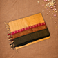 Chettinad Cottton Saree With Mustard Gold
