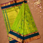 Chettinad Cottton Saree With Parrot Green