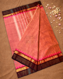 Chettinad Cottton Saree With Pink
