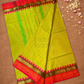 Chettinad Cottton Saree With Parrot Green