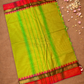 Chettinad Cottton Saree With Parrot Green