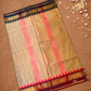 Chettinad Cottton Saree With Sand Beige