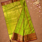 Chettinad Cottton Saree With Parrot Green