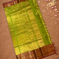 Chettinad Cottton Saree With Parrot Green
