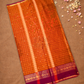 Chettinad Cottton Saree With Copper Orange
