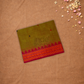 Chettinad  Cottton Saree With Yellowish-Green