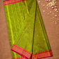 Chettinad Cottton Saree With Olive Green