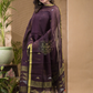 Dark Brown Pure Linen suit 2 piece Set Kurti & Dupatta (UNSTITCHED) -637