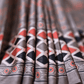 Ajrakh Exclusive Designer Modal Silk in Brick Red and Black - 027 - indeloom