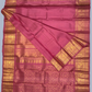 Light Pink Pure Handwoven Kanchi Silk Saree - 200