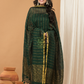 Forest Green | Handloom Jamdani Linen Unstitched 2-Piece Kurti