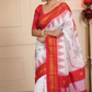 Ilkal Kasuti Embroidery Saree I With Snow White