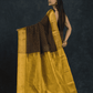 Pure Handloom Korvai Saree | Lakshadeepam | Olive Green