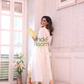 Handwoven Jamdani Linen Kurti  |  Warm Ivory