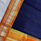 Handwoven Pure Gadwal Silk Saree  |  Denim Blue