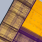 Pure Handwoven Gadwal Silk Saree Dark Yellow - 195