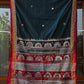 Traditional Ilkal Cotton Silk Saree  |  Rich Black