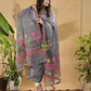 Handwoven Jamdani Muslin Kurti  |  Midnight Black