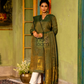 Olive Grove | Handloom Jamdani Linen Unstitched 2-Piece Kurti