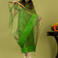 Handwoven Jamdani Muslin Unstitched 2-piece Kurti | Lime Green
