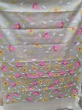 Handwoven Pure Jamdani Cotton Saree  |  Warm Ivory