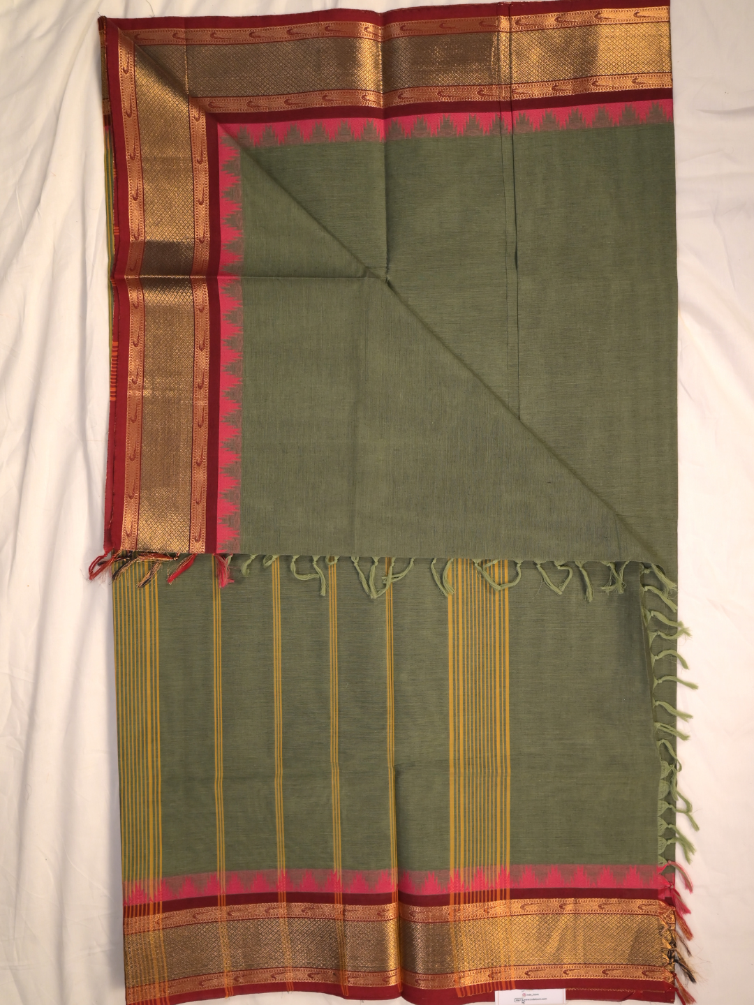 Kanchi Cotton|Rust Orange & Mustard Yellow