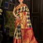 Chaturanga - Classic Madras checked silk in heritage tones