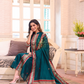 Forest Green Baluchari Linen 2-Piece Set Kurti & Dupatta (UNSTITCHED) - 308