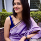 Maheshwari Silk Cotton Saree – Festive Elegance | Lavender