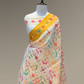 Pure Banarasi Exclusive Ektara Kora JAMDANI Tilfi saree | Off-White