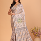 Tissue Jamdani Saree With Light Beige - 110