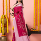 Classic Benarasi Semi Silk Saree | Magenta Pink