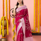 Classic Benarasi Semi Silk Saree | Magenta Pink
